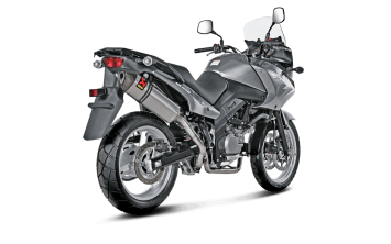 Akrapovic Slip-on Line Titanium Einddemper zonder E-keur Suzuki V-Strom 650 2004 - 2011